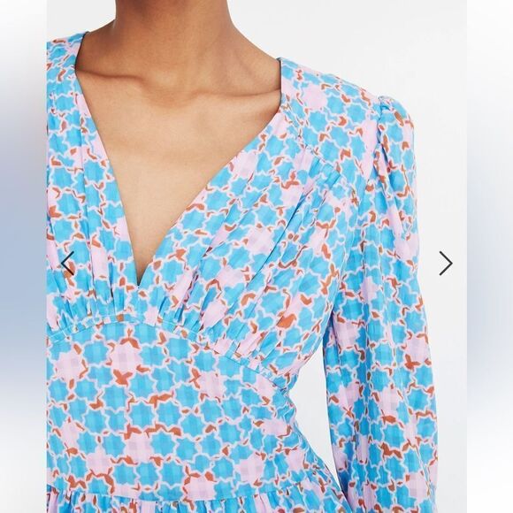 Stine Goya Freesia Ruffled Print Dress - Picture 2 of 8